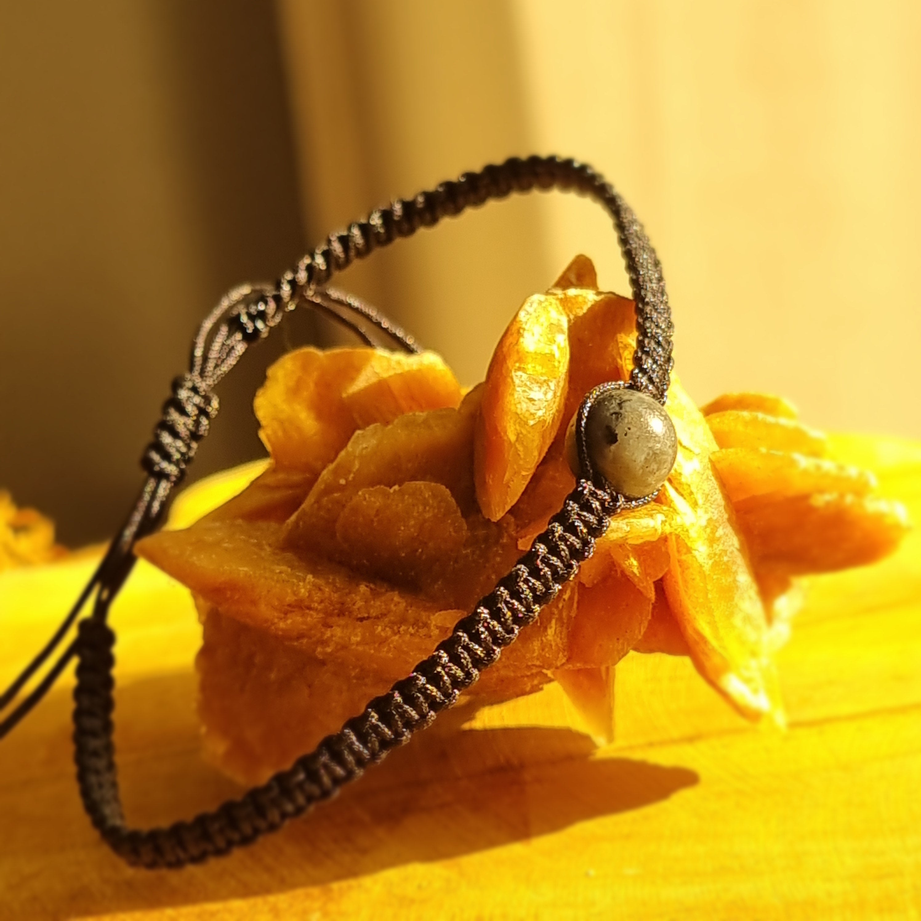 Macramé & Pierre Naturelle